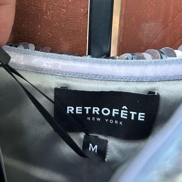 Retrofete Nolia Sequin Embellished strapless dress size Medium NWT - Picture 7 of 11